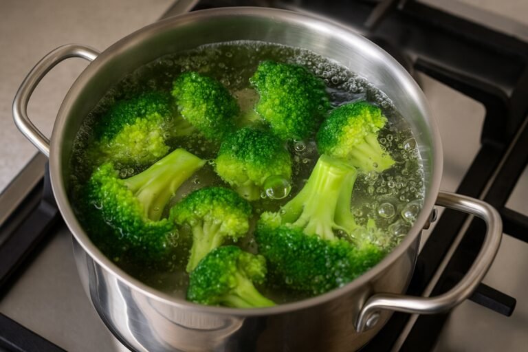 Temps de cuisson brocolis à l'eau