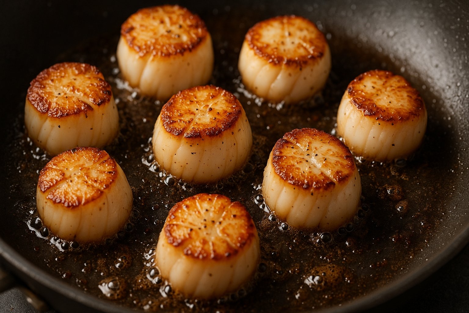 Temps de cuisson des Saint-Jacques poêlées