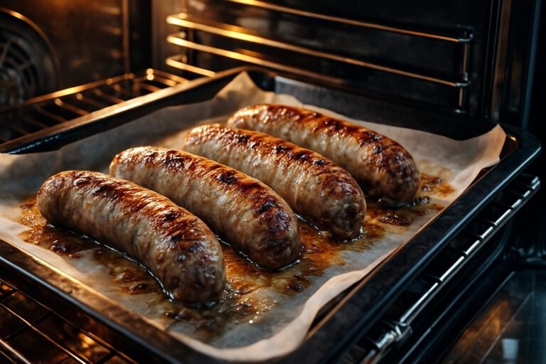 Temps de cuisson des andouillettes au four