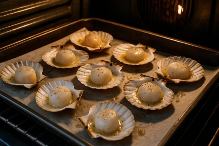 Temps de cuisson des saint-jacques au four