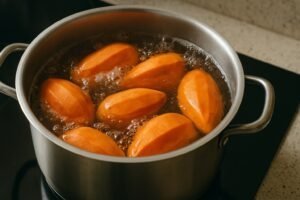 Temps de cuisson patate douce à l'eau