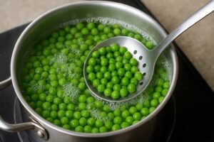 Temps de cuisson petit pois frais à l'eau