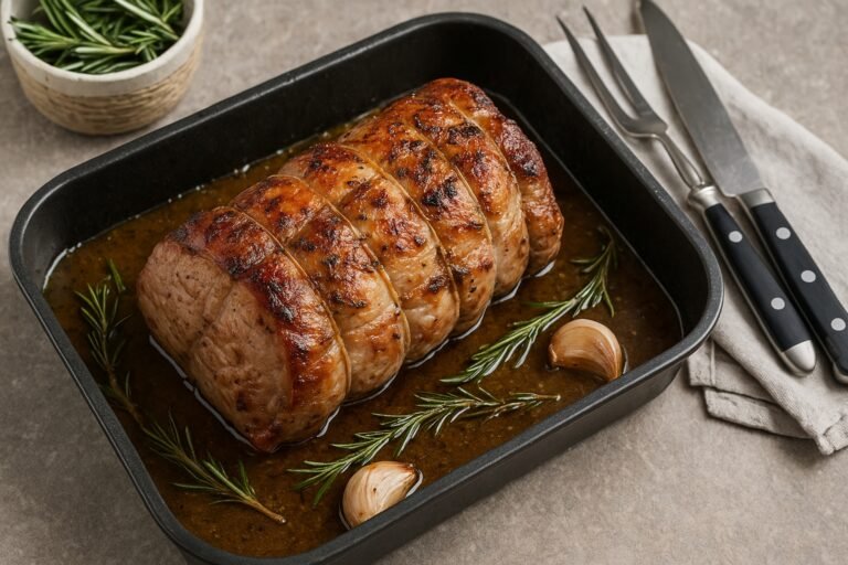 Temps de cuisson rôti de porc au four