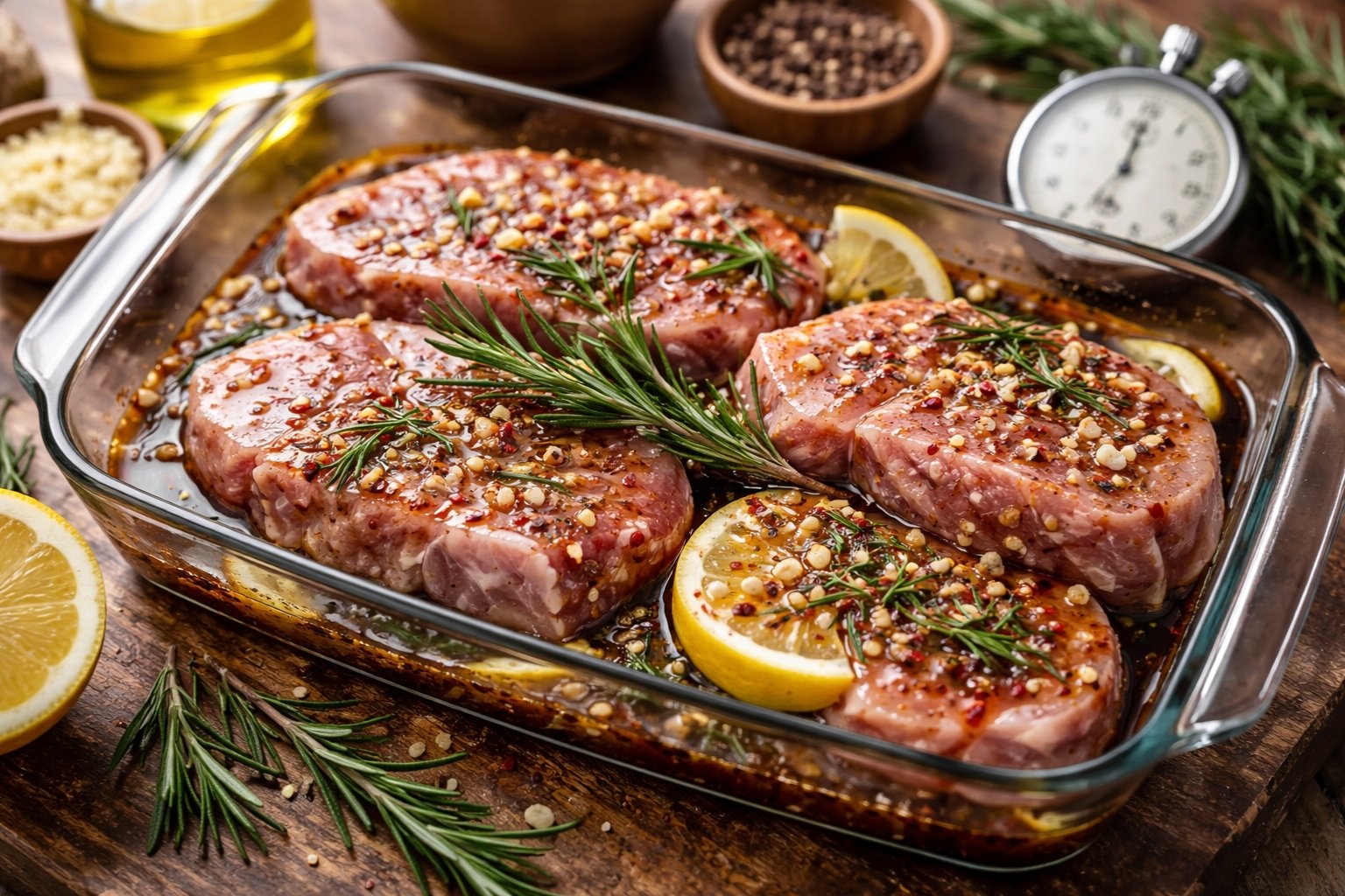 Combien de temps faire mariner du porc