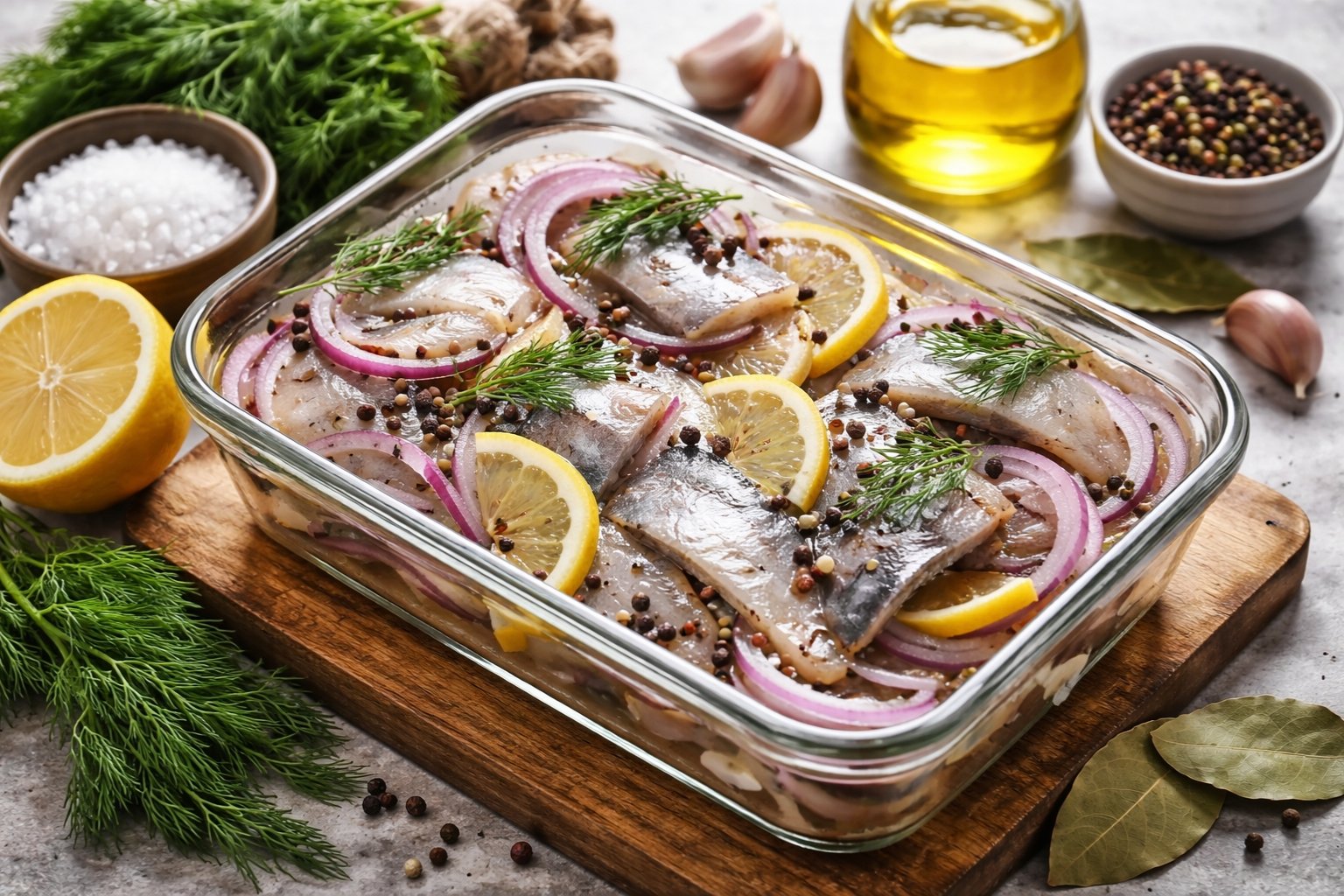 Comment faire des harengs marinés